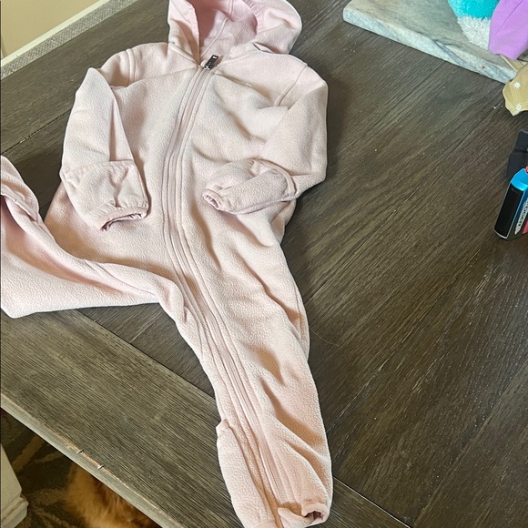 The North Face Soft Pink Kids Footie - Picture 2 of 4